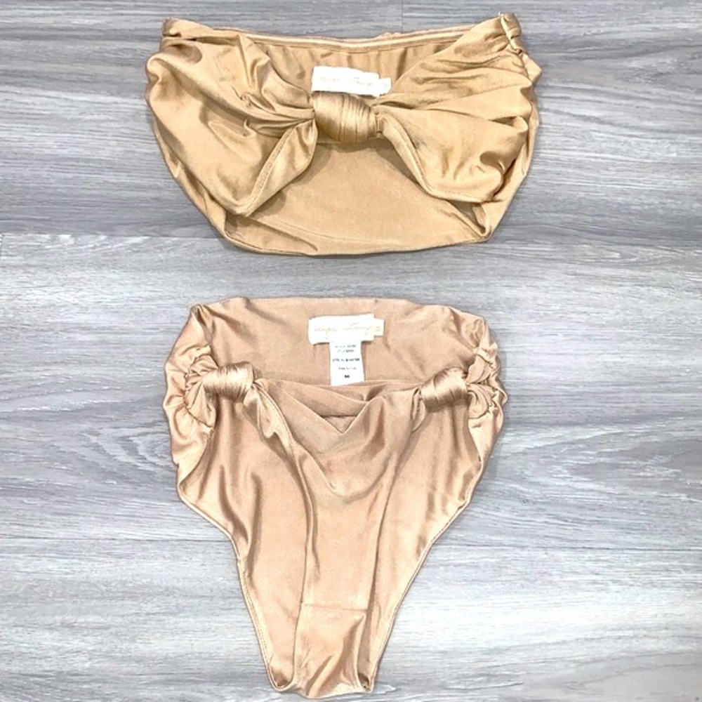 Beige Botany-swimwear